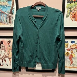 J Crew Cotton Classic Cardigan